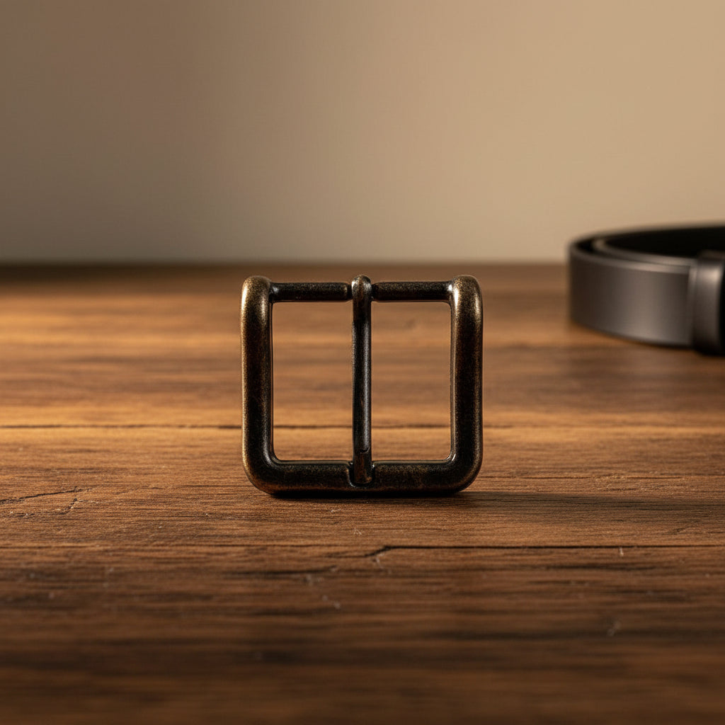 Vintage Metal Pin Belt Classic Buckle for Leather Belts