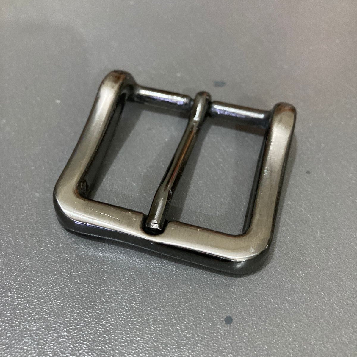 Silver Metal Pin Belt Buckle for Leather Belts